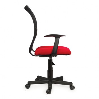 Кресло BRABIX Spring MG-307 (красно-черный) в Кабинетном - kabinetnoe.mebel54.com | фото