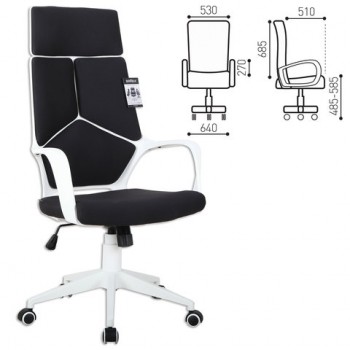 Кресло офисное BRABIX Prime EX-515 (черная ткань) в Кабинетном - kabinetnoe.mebel54.com | фото