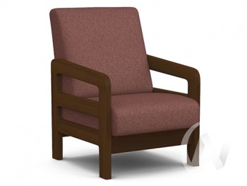 Кресло отдыха Вега-34 (орех лак/UNO BERRY) в Кабинетном - kabinetnoe.mebel54.com | фото