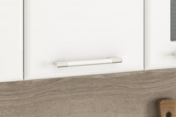 Кухонный гарнитур "Яна 1.8" белый/белый Кофе/зебрано в Кабинетном - kabinetnoe.mebel54.com | фото