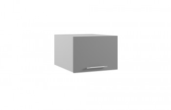 Ройс ГПГ 500 Шкаф верхний горизонтальный глубокий (Графит софт/корпус Серый) в Кабинетном - kabinetnoe.mebel54.com | фото