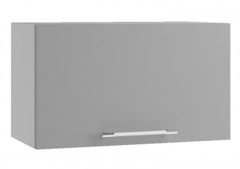 Ройс ПГ 600 Шкаф верхний горизонтальный (Графит софт/корпус Серый) в Кабинетном - kabinetnoe.mebel54.com | фото