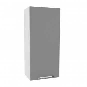 Ройс ВП 400 Шкаф верхний высокий (Графит софт/корпус Серый) в Кабинетном - kabinetnoe.mebel54.com | фото
