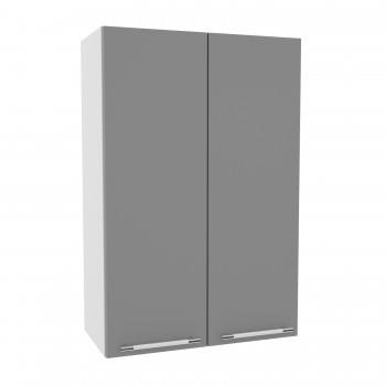 Ройс ВП 600 Шкаф верхний высокий (Графит софт/корпус Серый) в Кабинетном - kabinetnoe.mebel54.com | фото